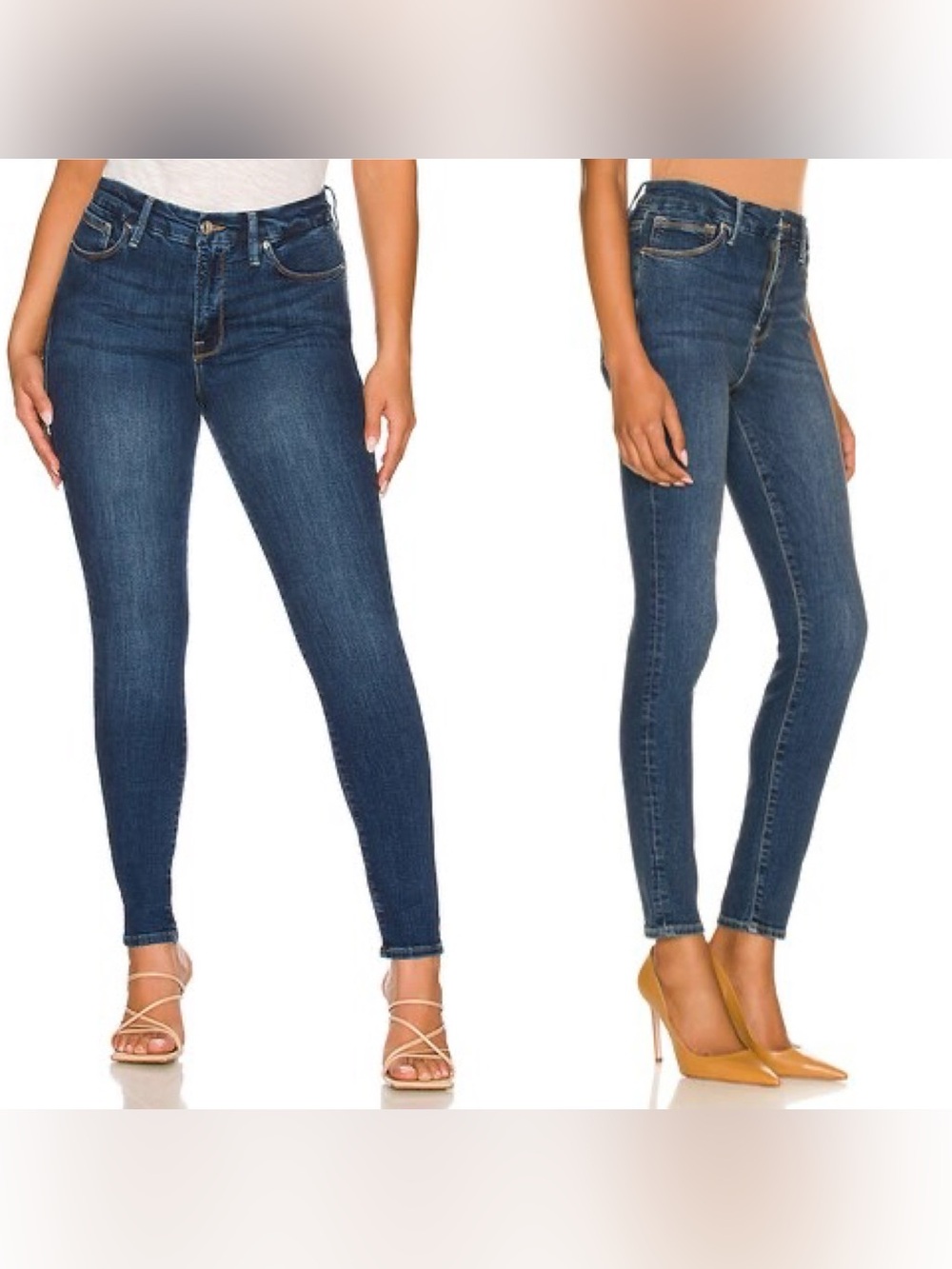 GOOD AMERICAN Good Legs Skinny Jeans Dark Wash GAGL873CE Size 8/29 - Picture 3 of 15